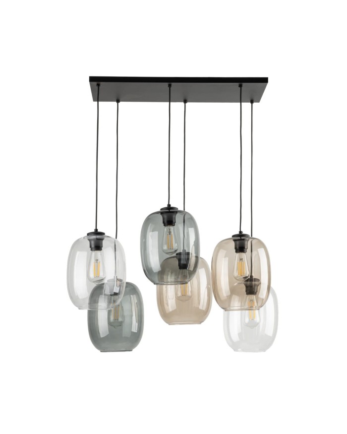 Люстра TK Lighting 5974 ELIO MIX LAMPA WISZĄCA 6 