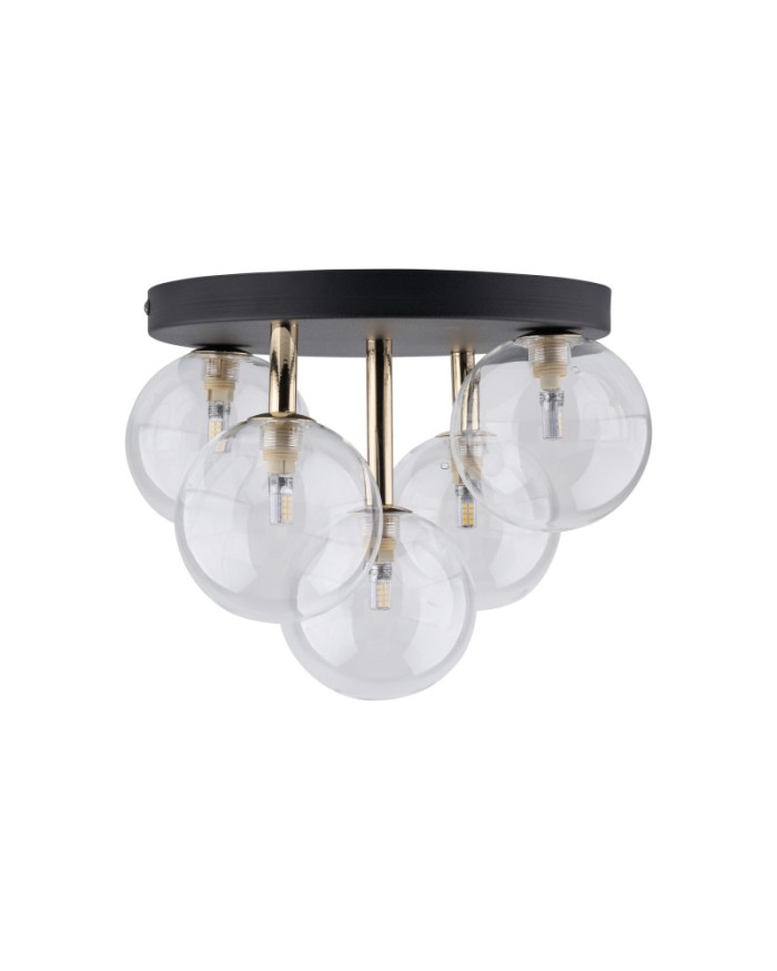 Люстра TK Lighting 758 NILOS BLACK / GOLD 5