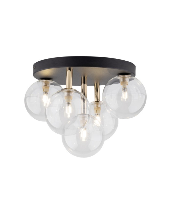 Люстра TK Lighting 758 NILOS BLACK / GOLD 5