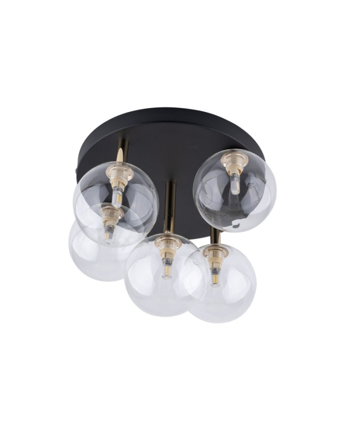 Люстра TK Lighting 758 NILOS BLACK / GOLD 5