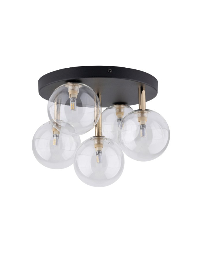 Люстра TK Lighting 758 NILOS BLACK / GOLD 5