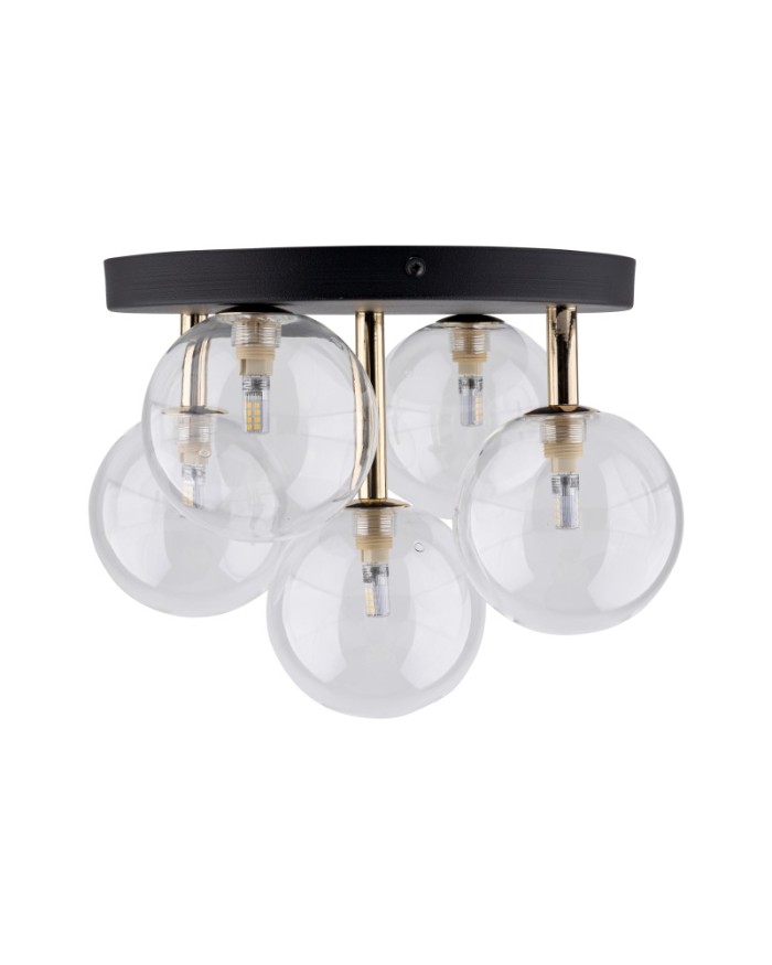 Люстра TK Lighting 758 NILOS BLACK / GOLD 5