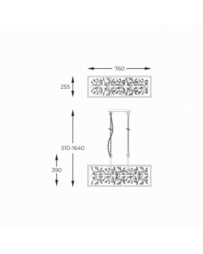 Люстра Zumaline P0578-06C-P7TF SPRING