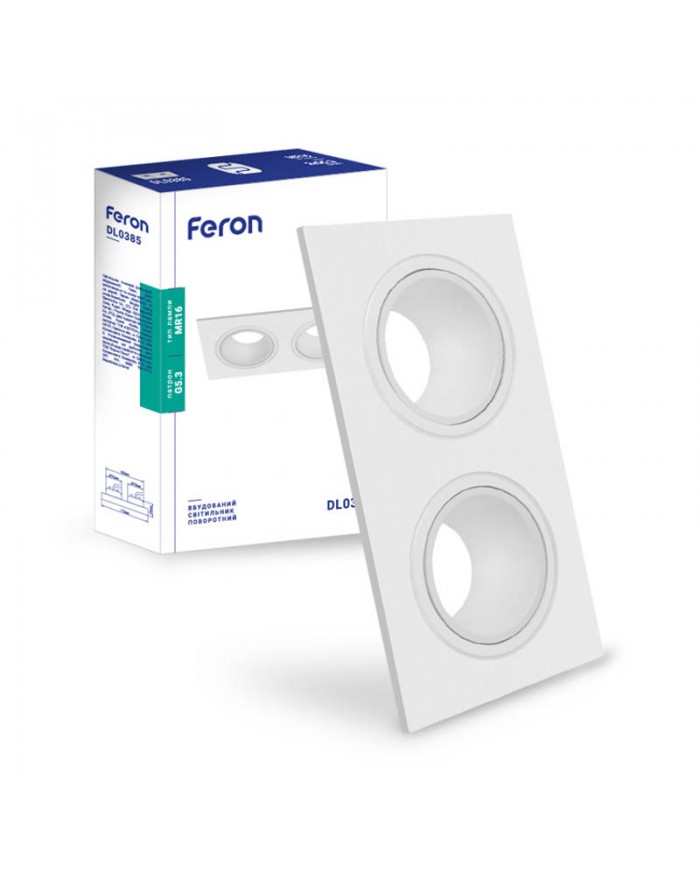 Точковий світильник Feron DL0385 Білий